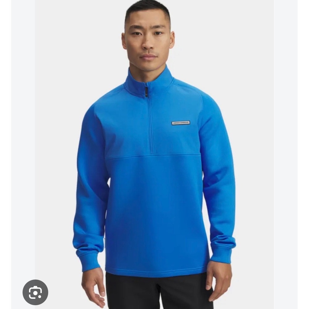 Under Armour Men's Drive Pro Hybrid ½ Zip Golf Pullover Bright Blue – 3XL – NWT